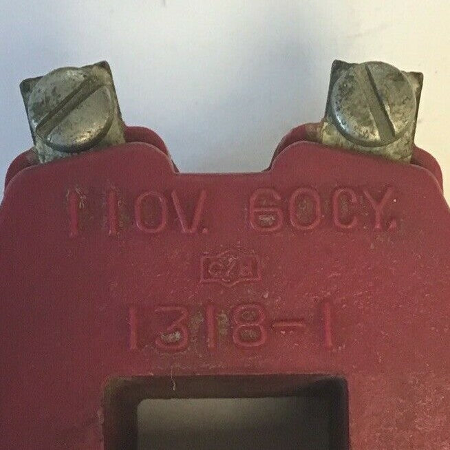 CUTLER HAMMER 1318-1 COIL 110V 60CY 1