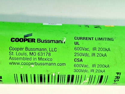 BUSSMANN FRS-R-50 FUSETRON FUSE CLASS RK5 600VAC 250VDC ***LOTOF6***6