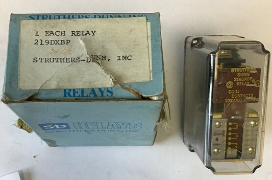 STRUTHERS-DUNN 219DXBP RELAY 120VAC 10A0