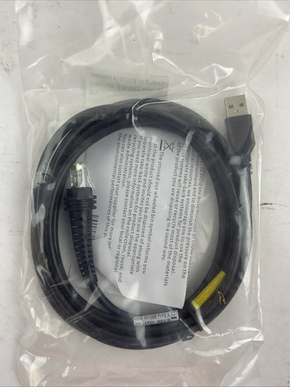 HONEYWELL 3800G14E BAR CODE SCANNER 5VDC 250mA CBL-500-300-S00 HSM 5V USB TYPE A9