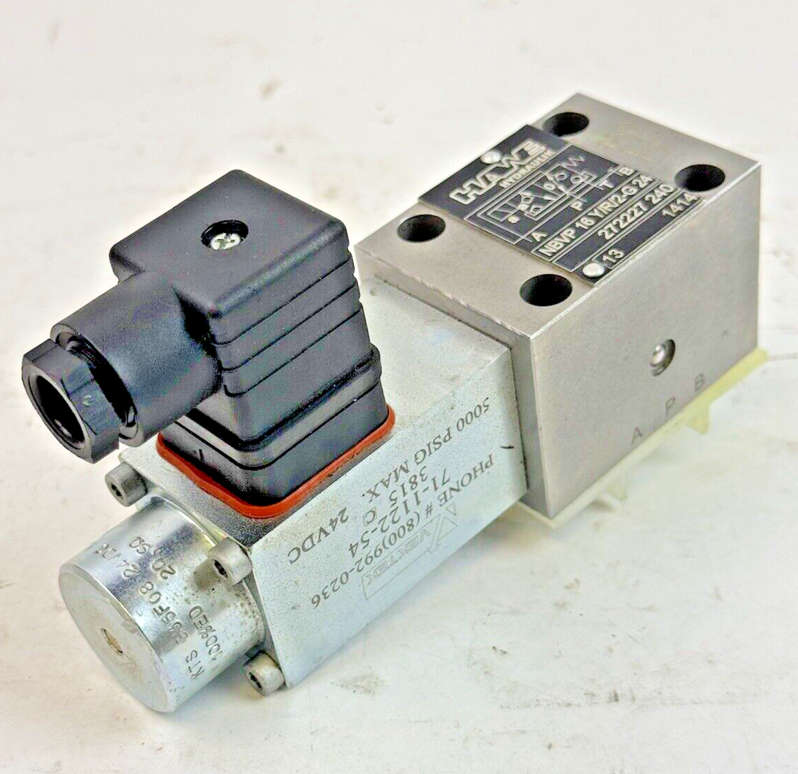HAWE HYDRAULIK - NBVP 16 Y/R/2-G24 -DIRECTIONAL SEATED VALVE- VEKTEK 71-1122-540