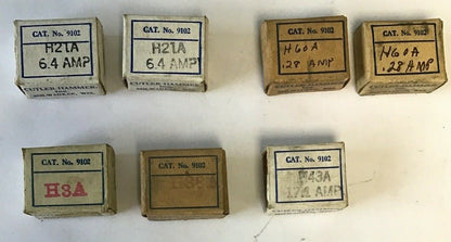 CUTLER HAMMER 9102 H21A(2), H43A(1), H38A(1), H3A(1), H60A(2) HEATERS **LOTOF7**0