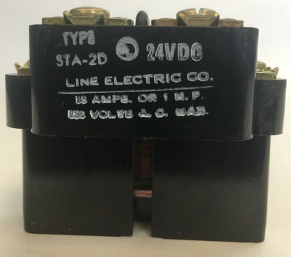 LINE ELECTRIC STA-2D RELAY 25AMP 1HP 24VDC1