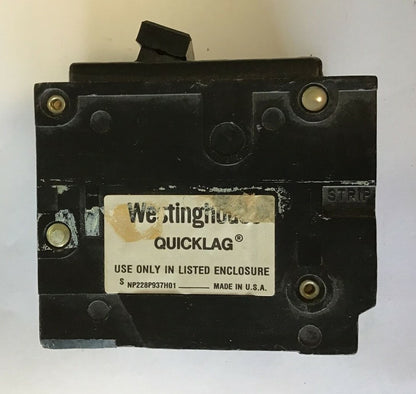 WESTINGHOUSE HQP2125 CIRCUIT BREAKER 120/240VAC 2POLE  QUICKLAG2
