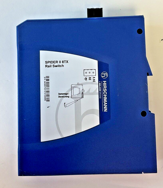 HIRSCHMANN SPIDER II 8TX RAIL SWITCH 24V 32VDC0