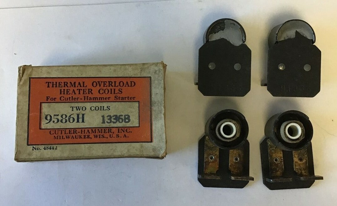 CUTLER HAMMER 9586H1336B OVERLOAD OVERLOAD HEATER COIL ***LOTOF4***0