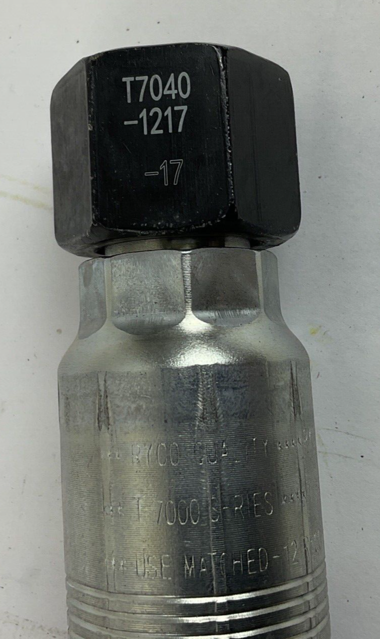 RYCO HYDRAULICS T7040-1217-17 FITTINGS WITH HOSE H5012D1