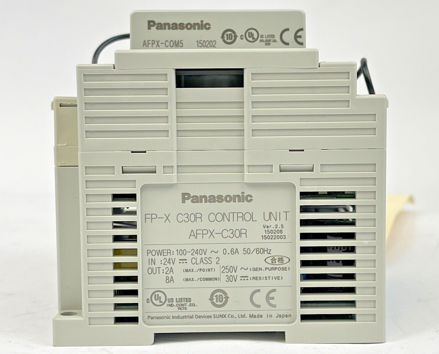 PANASONIC AFPX-C30R-CONTROL UNIT FP-X C30R / AFPX-COM5 -PROGAMMABLE CONTROL UNIT7
