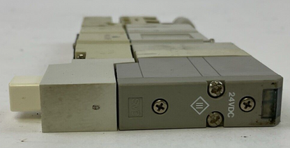 SMC SV1400-5FUD SOLENOID VALVE 24VDC SV1300-N6-A1 INTERFACE REGULATOR 14-100PSI4
