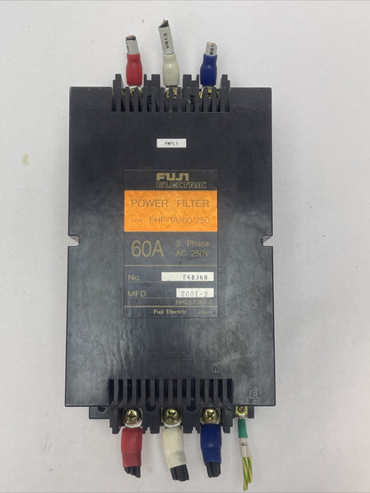 FUJI ELECTRIC FHF-TA/60/250 POWER FILTER 60A 250VAC 3PHASE0