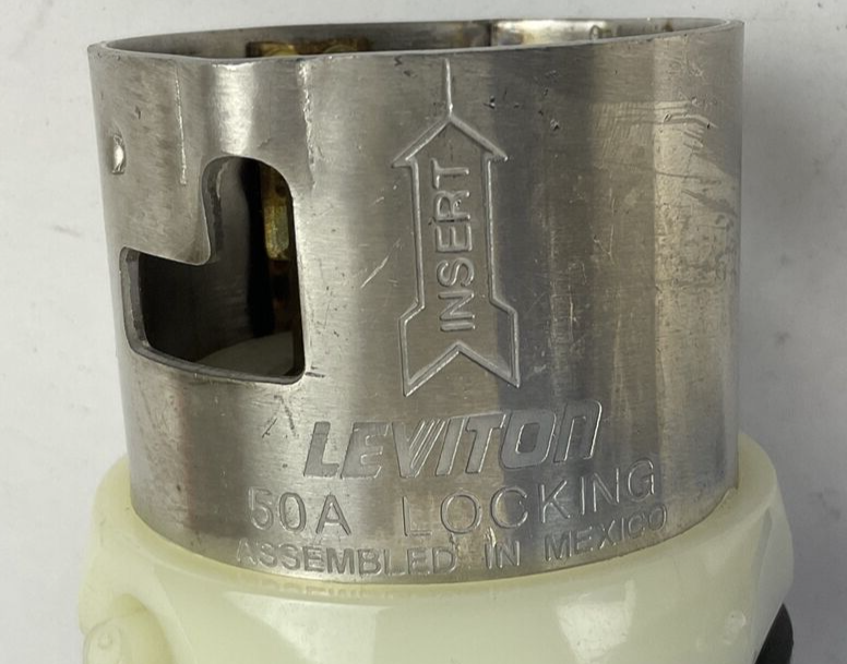 LEVITON 500-CS836-5C LOCKING PLUG CS836-5C 3POLE 4WIRE 50A 250VAC 3PH3