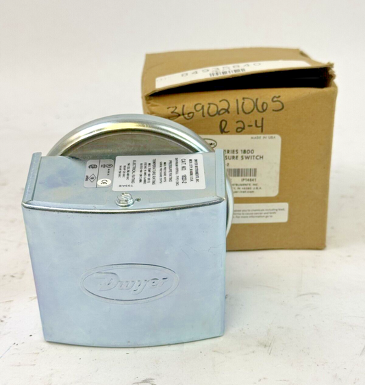 DWYER - 1823-2 - PRESSURE SWITCH - 15A 125/ 480 VAC 1/8 HP - SERIES 18000