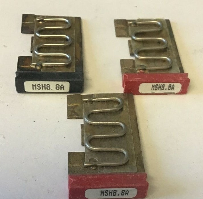 CUTLER HAMMER MSH8.8A OVERLOAD HEATER ****LOTOF3****1