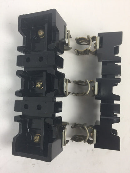ALLEN BRADLEY 1491-N226 FUSE BLOCK 31-60 AMPS 250 VOLT 3 POLE SERIES A3
