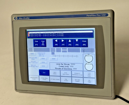ALLEN-BRADLEY - 2711P-T12C4D8 SER. A - PANELVIEW PLUS 1250 ASSEMBLED TERMINAL1