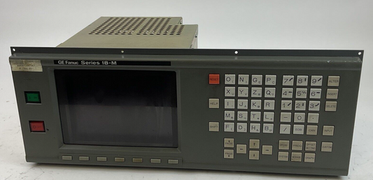 GE FANUC A16L-0001-0095 CRT/MDI UNIT 9" MONITOR WITH CONTROL PANEL0