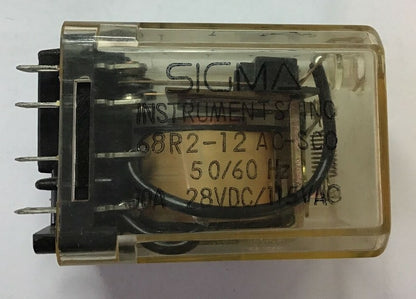SIGMA 68R2-12AC-SCO RELAY 50/60HZ 10A 28VDC/115VAC1