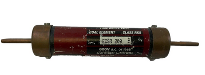 BULLET ECSR 200 CURRENT-LIMITING DUAL-ELEMENT TIME DELAY FUSE 600VAC 200AMP1