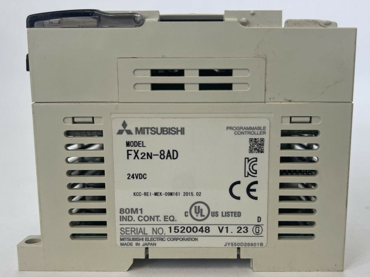 MITSUBISHI FX2N-8AD PROGRAMMABLE CONTROLLER 24VDC1
