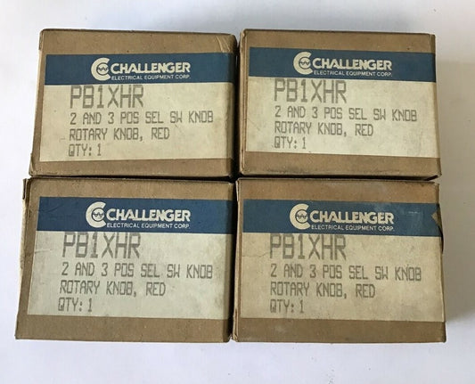 CHALLENGER PB1XHR 2/3 POSITION SELECTOR ROTARY KNOB RED****LOTOF4****0