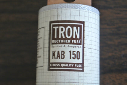 LOT of 3 / BUSSMANN / TRON KAB150 RECTIFIER FUSE / 150A / 250V / NEW SURPLUS1