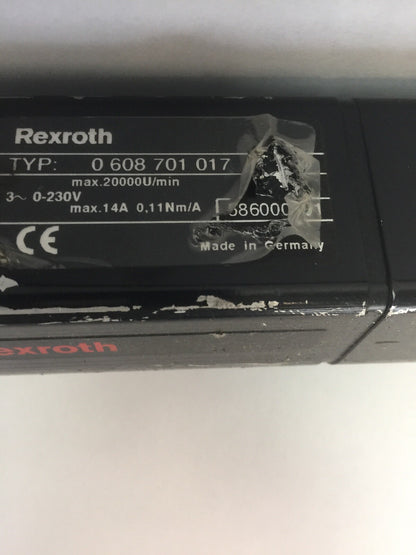 REXROTH 0608701017 NUT RUNNER 0608720053 GEAR 0608801011 TIGHTENING SPINDLE1