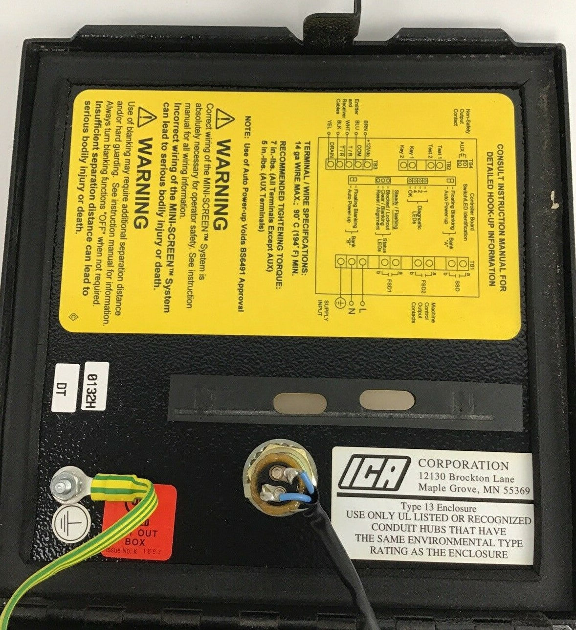 BANNER MSCA-1 MINI SCREEN CONTROL BOX 115VAC 50/60HZ7