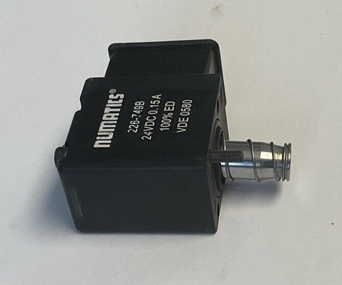 NUMATICS 226-749B SOLENOID COIL 24VDC 0.15A4