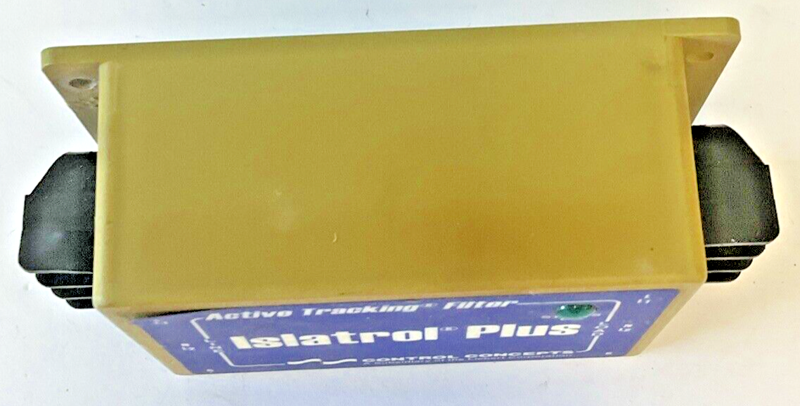 CONTROL CONCEPTS IC+105 ISLATROL PLUS ACTIVE TRACKING FILTER 120VAC 50/60HZ 5A5