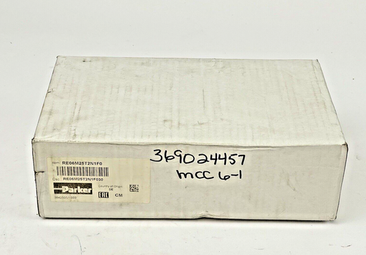 PARKER - RE06M25T2N1F030 - PROPORTIONAL PRESSURE RELIEF VALVE - SOLENOID VALVE0
