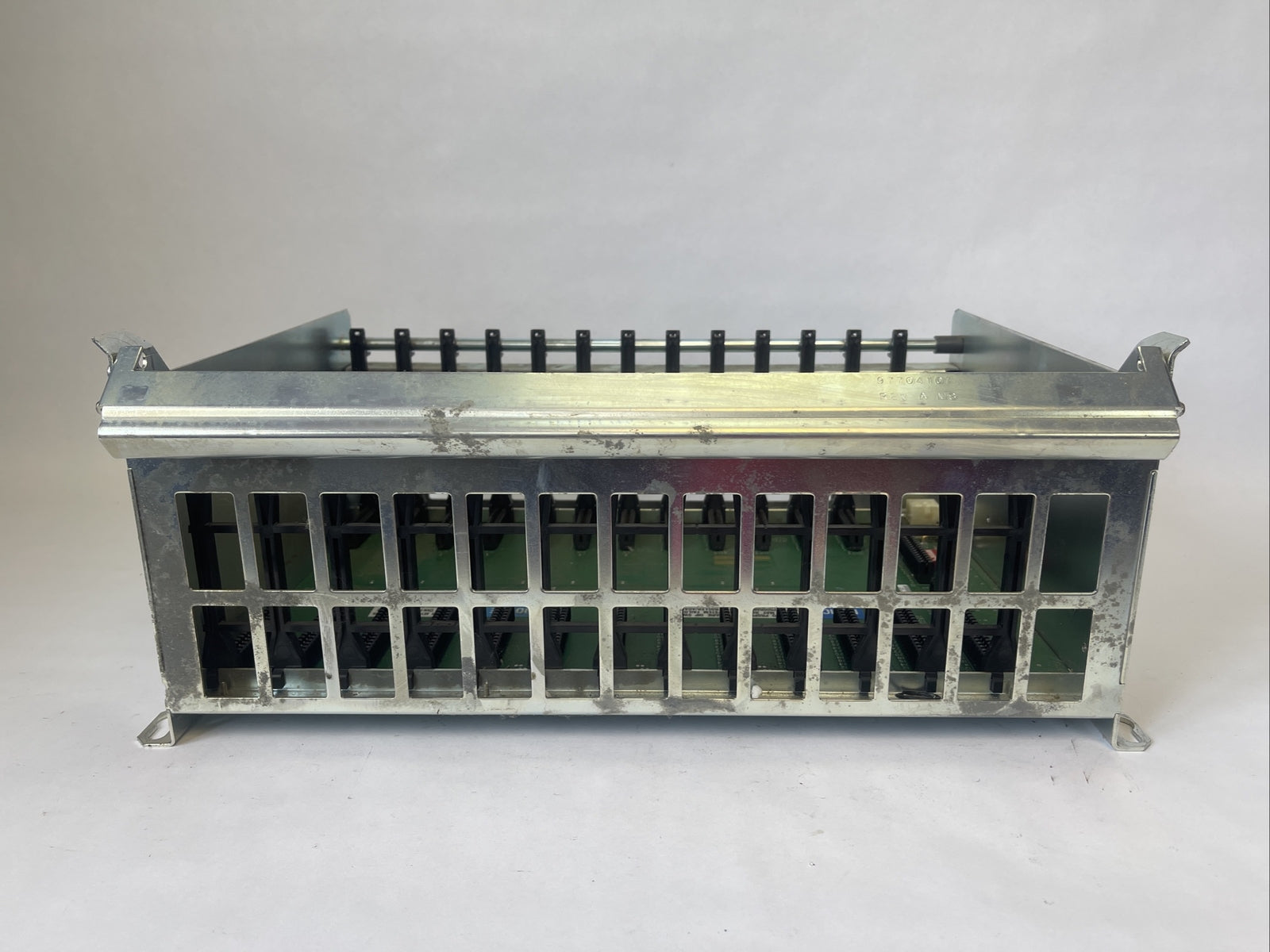 ALLEN BRADLEY 1771-A3B1 12 SLOT I/O CHASIS RACK SER B REV N01 5V BACKPLANE 24AMP5