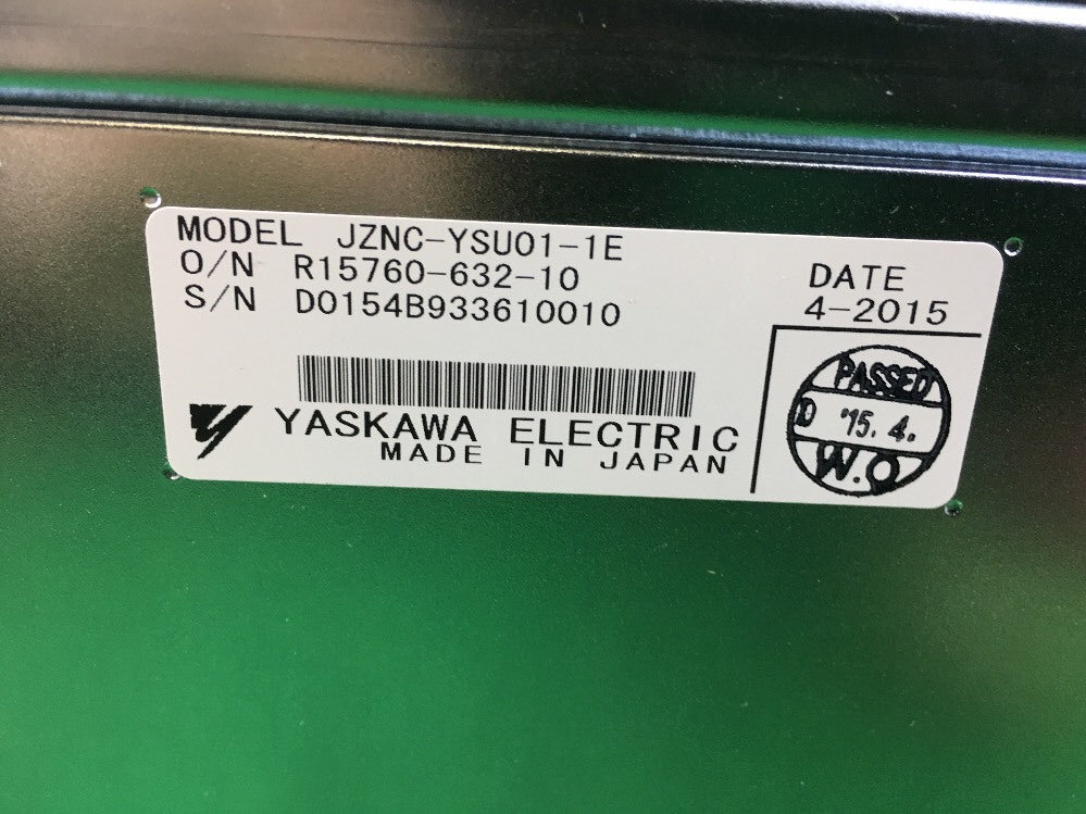 YASKAWA JZNC-YSU01-1E SERVO DRIVE MOTOMAN2