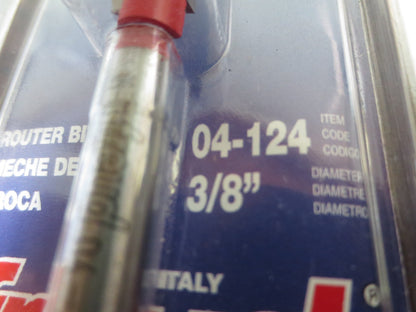 FREUD 04-124 CARBIDE-TIPPED ROUTER BIT 2-FLUTE STRAIGHT PLUNGE 3/8" x 1" - NEW2