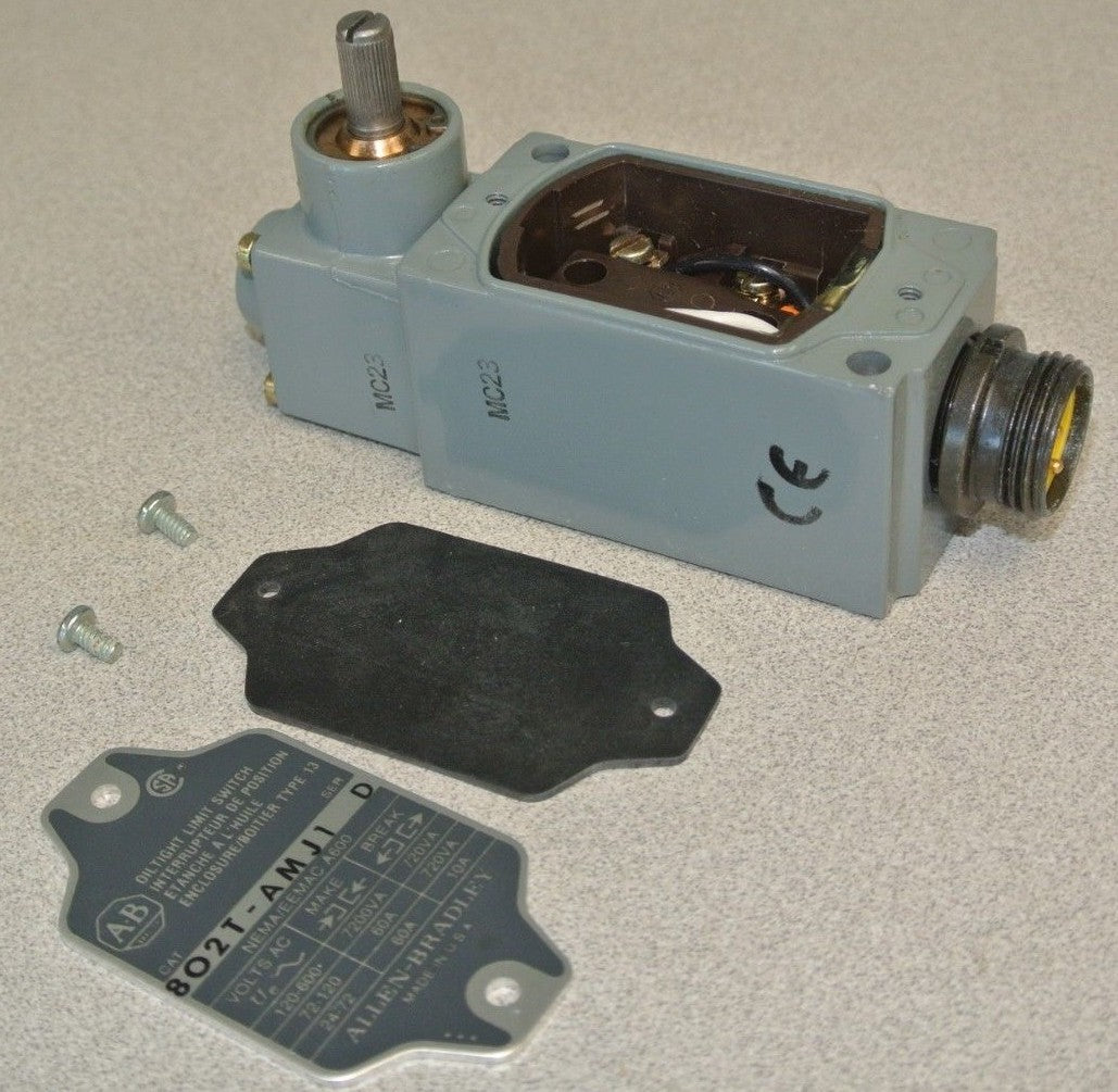 ALLEN-BRADLEY 802T-AMJ1 OILTIGHT LIMIT SWITCH / LEVER TYPE / MAINT / NEW SURPLUS0