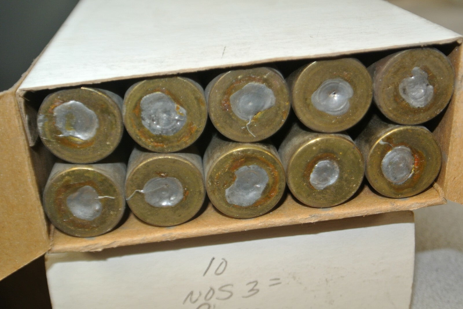 BOX of 10 / PIERCE ONE-TIME FUSES / 3A / 600V / NEW SURPLUS / NOS3 EQUIV.0