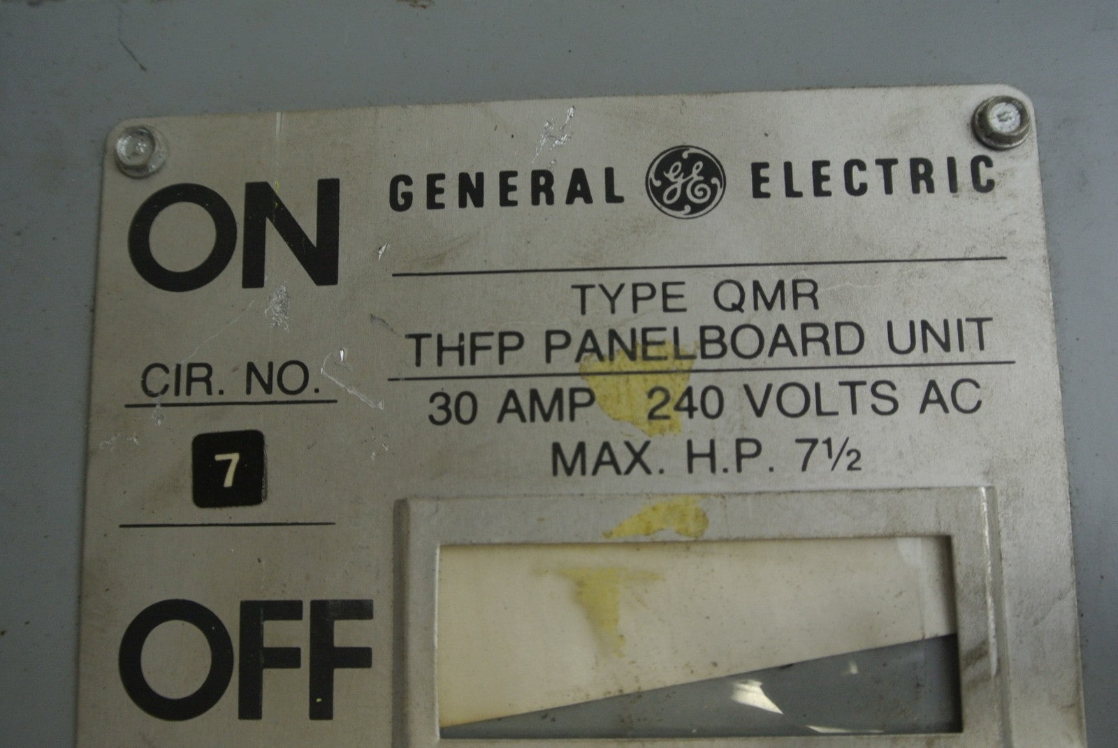GE THFP321XL - FUSIBLE DISCONNECT / PANELBOARD SWITCH - 240VAC, 30A, 2-POLE1