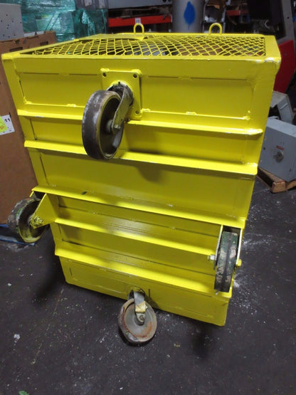 STEEL MESH SHOP / FACTORY CART ELECTRICIAN WELDER MAINTENANCE - 48" x 36" x 30"4