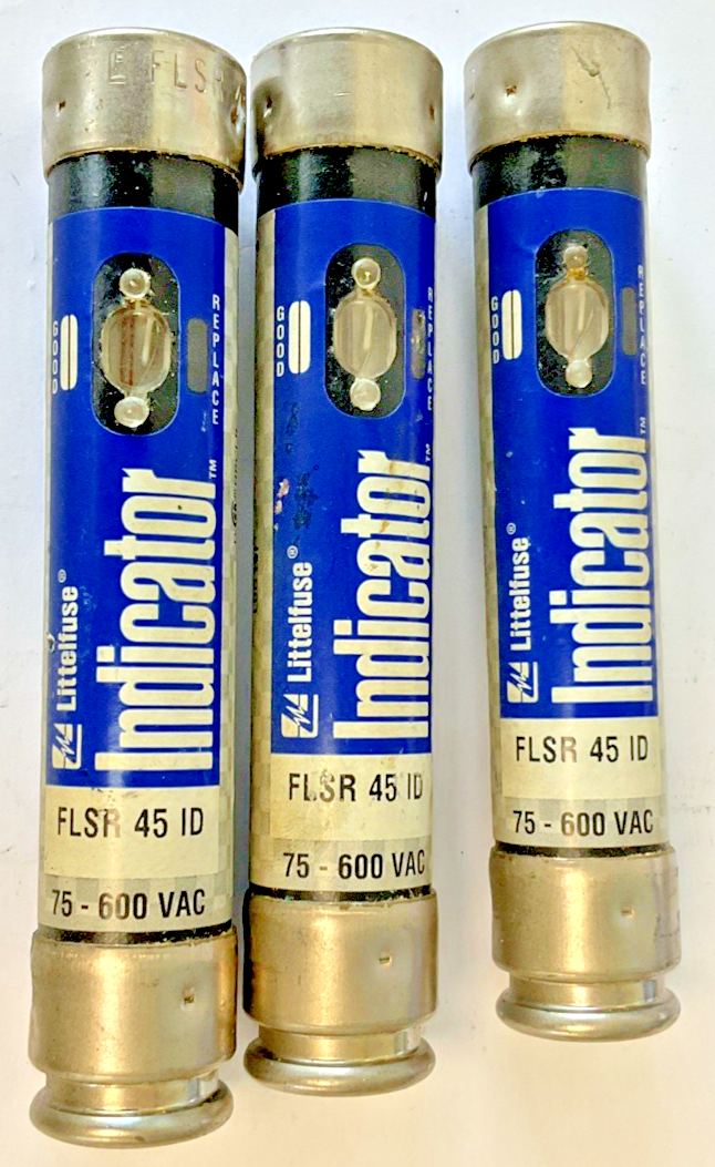 LITTLEFUSE FLSR 45 ID FUSE 75-600VAC CLASS RK-5***LOTOF3***0