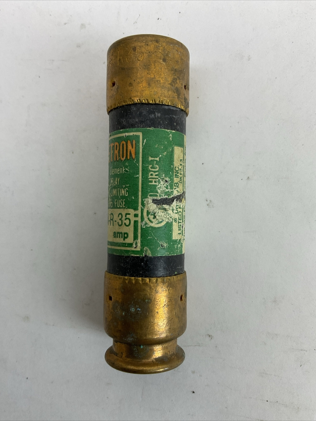 FUSETRON FRN-R 35 250VAC 35AMP DUAL-ELEMENT TIME DELAY CLASS RK5 FUSE (LOT OF 2)3