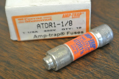 LOT of 8 / FERRAZ-SHAWMUT ATDR1-1/8 FUSE / 1-1/8A, 600V / NEW SURPLUS ATDR 1-1/82