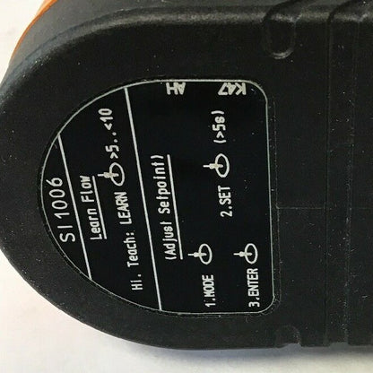 EFECTOR FLOW METER SI8507 240VAC SI1006 W/U40008 8