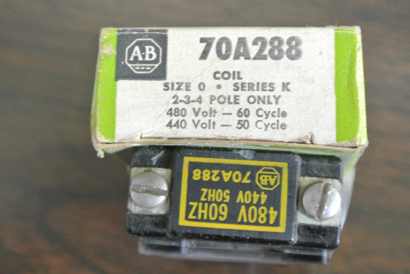 ALLEN-BRADLEY 70A288 COIL, SIZE 0, Series K 440-480V, 50-60Hz  NEW SURPLUS LOT/26