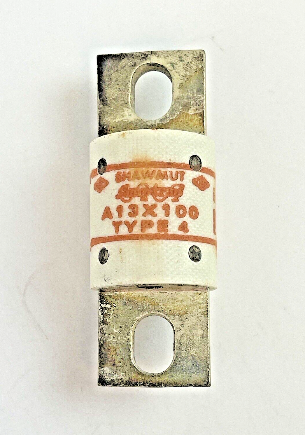 SHAWMUT *LOT OF 10* - A13X100-4 - AMP TRAP - 130V, 100 AMP FUSES3