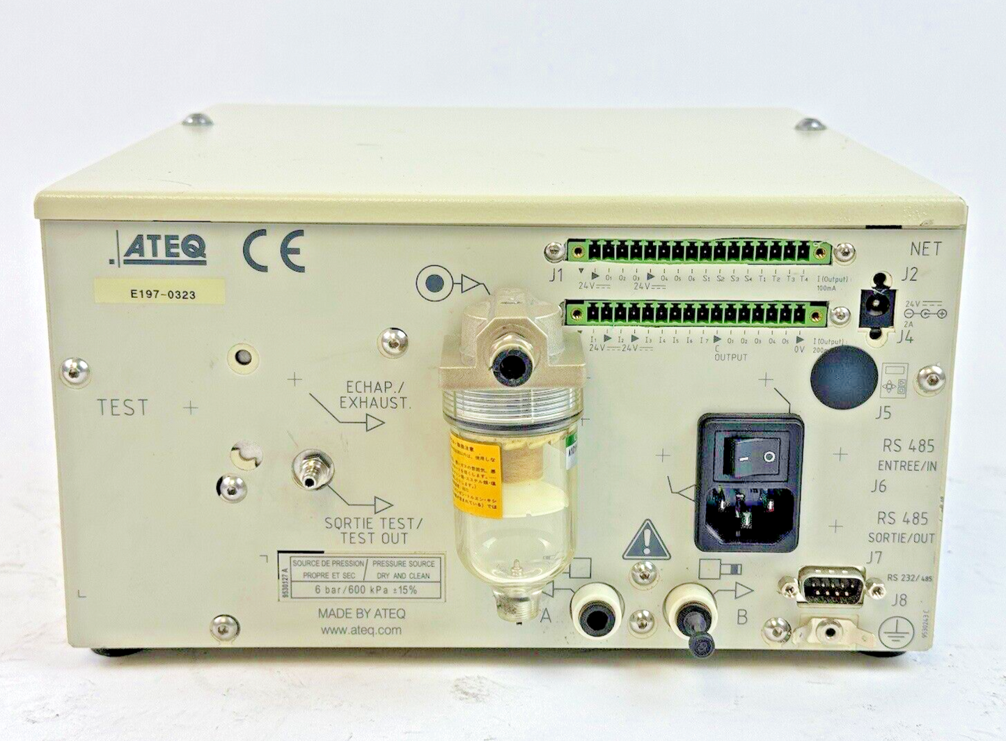 ATEQ - PREMIER G - 9530243 C - G5 COMPACT LEAK DETECTOR/CONTINUOUS FLOW DETECTOR10