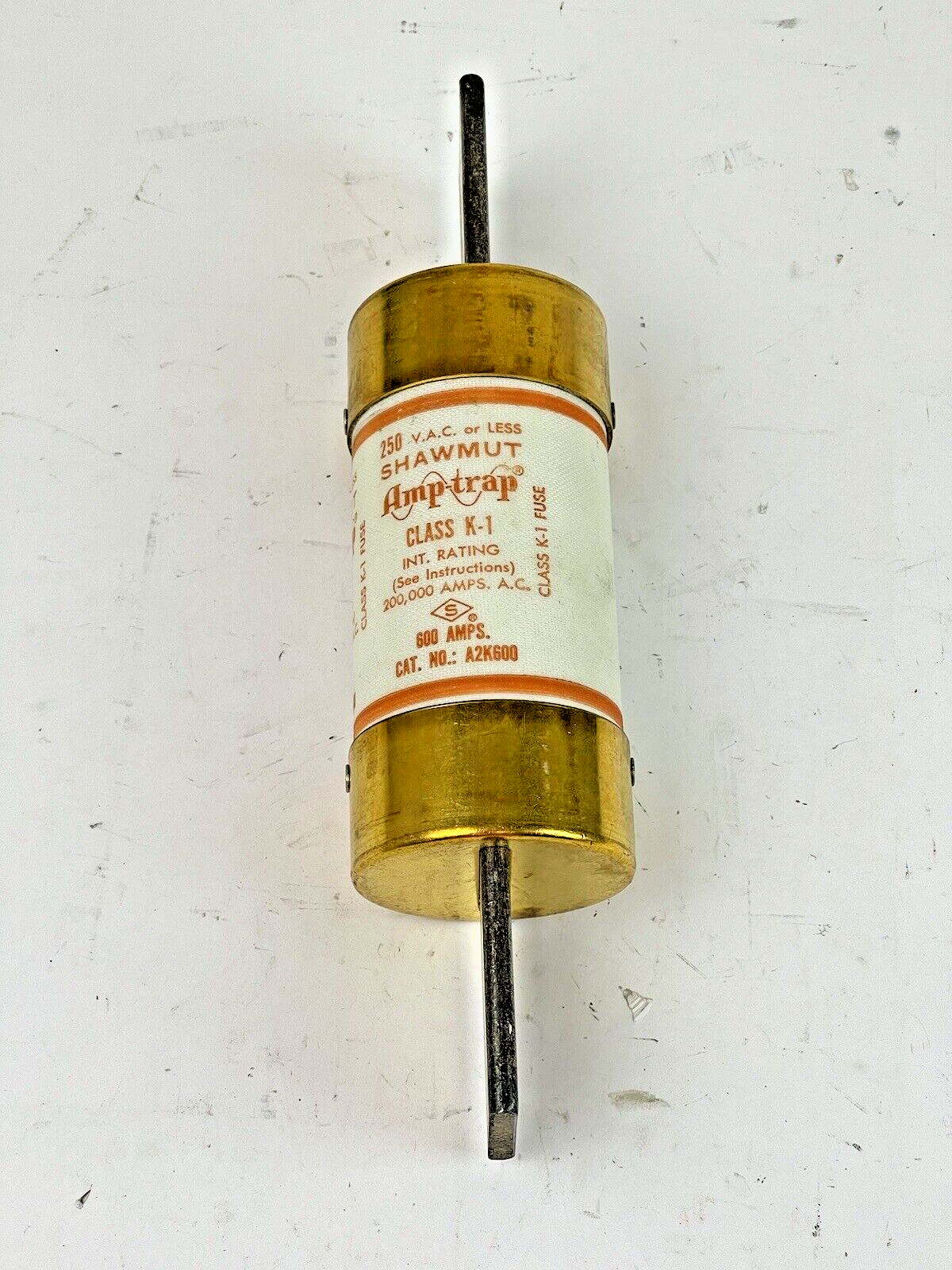 SHAWMUT - A2K600 - AMP-TRAP CLASS K-1, 250 VAC, 600 AMP2