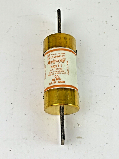 SHAWMUT - A2K600 - AMP-TRAP CLASS K-1, 250 VAC, 600 AMP2