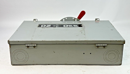 GE - TGN3324 MODEL 6 - SAFETY SWITCH NON-FUSIBLE - 200A/ 240VAC/ 3 POLE/ TYPE 110