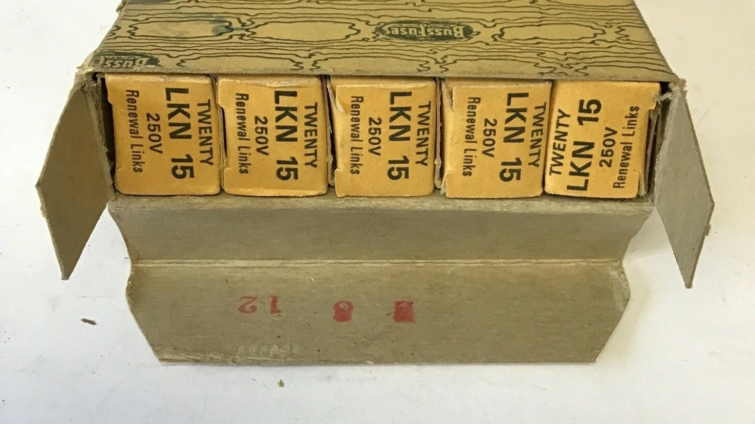 BUSSMANN LKN 15 SUPER-LAG RENEWAL LINKS 250 VOLT ****LOTOF75****1