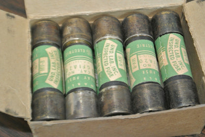 BOX of 10 GENERAL ELECTRIC GF1A20 RENEWABLE FUSE / 20A / 250V / NEW SURPLUS0