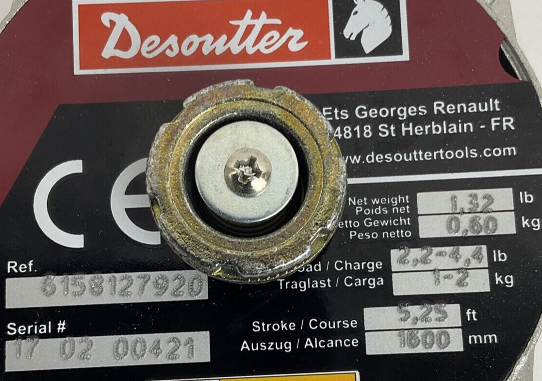 DESOUTTER 6158127920 TOOL BALANCER 2.2-4.4LBS 5.25FT STROKE 1500MM2